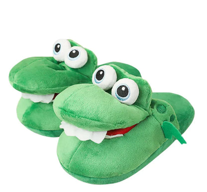 Snuggle Mouth Plush Slippers